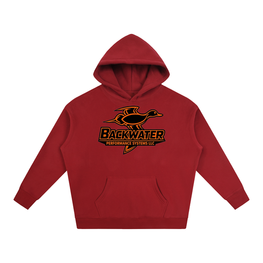 Orange Duck Logo Hoodie