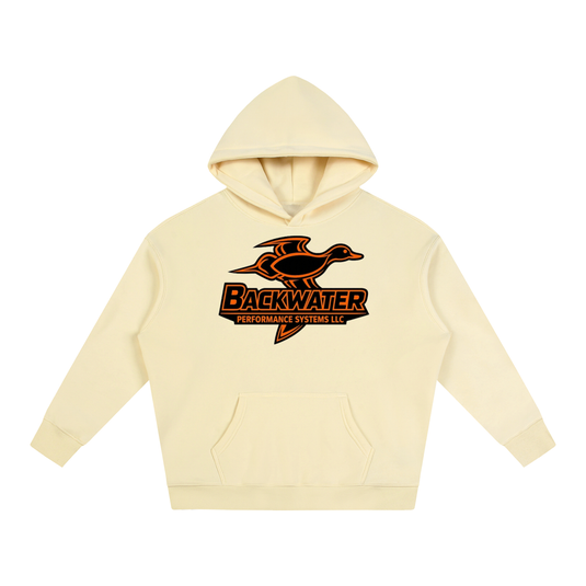 Orange Duck Logo Hoodie