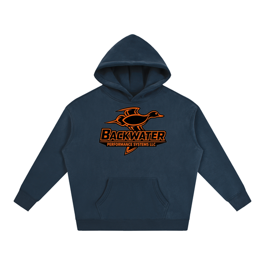 Orange Duck Logo Hoodie