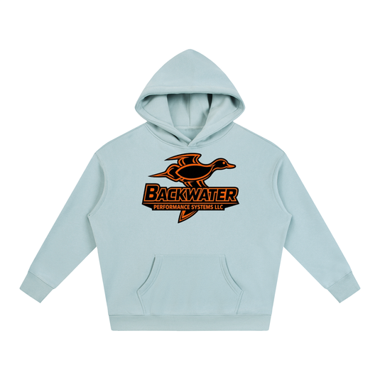 Orange Duck Logo Hoodie