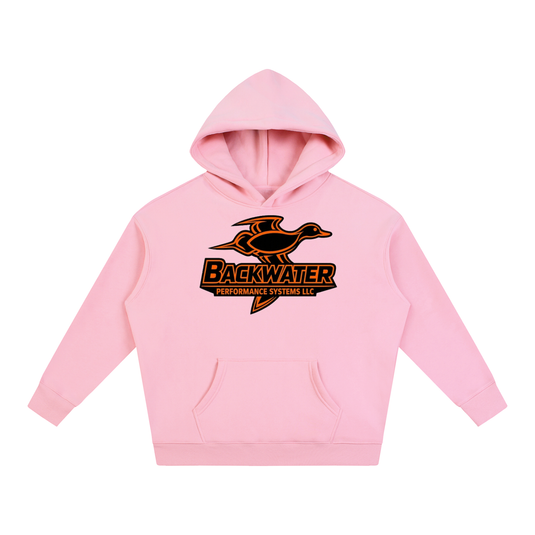 Orange Duck Logo Hoodie