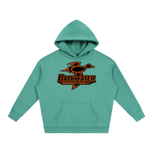 Orange Duck Logo Hoodie