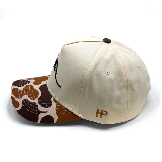 Pintail Flight Ivory/Old School Adjustable Hat