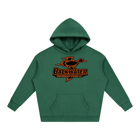 Orange Duck Logo Hoodie