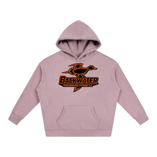 Orange Duck Logo Hoodie