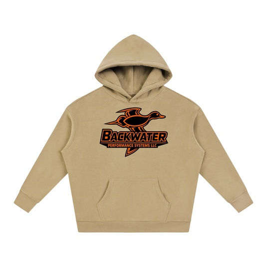 Orange Duck Logo Hoodie