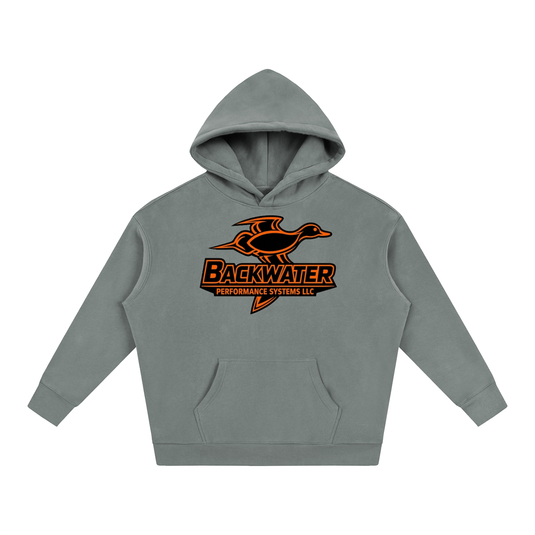 Orange Duck Logo Hoodie