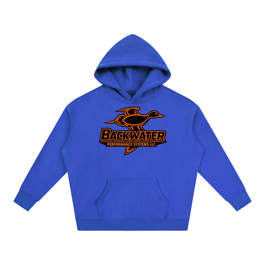 Orange Duck Logo Hoodie
