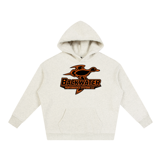 Orange Duck Logo Hoodie