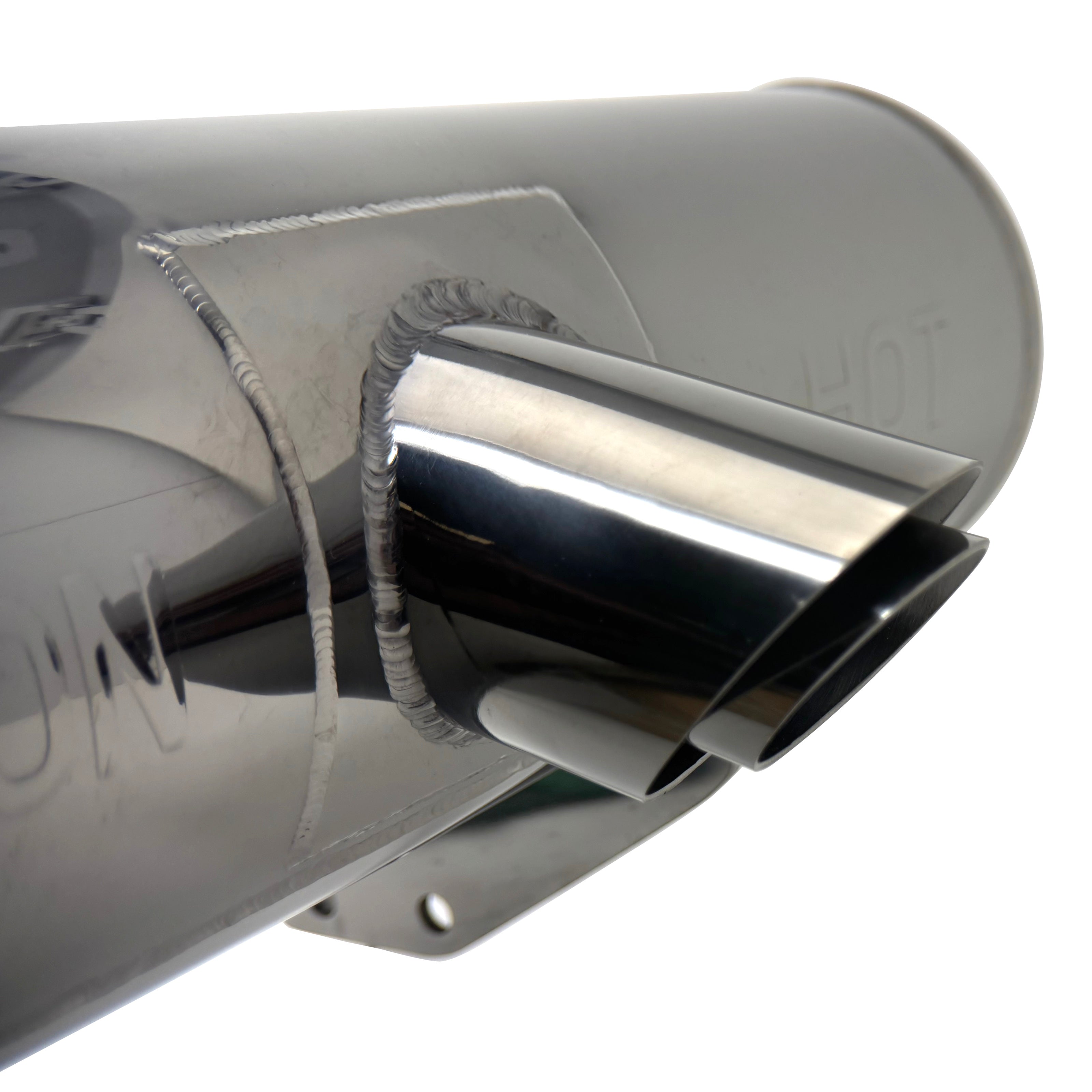 Qs Muffler Flex Stainless Steel Large Vanguard Horizontal w