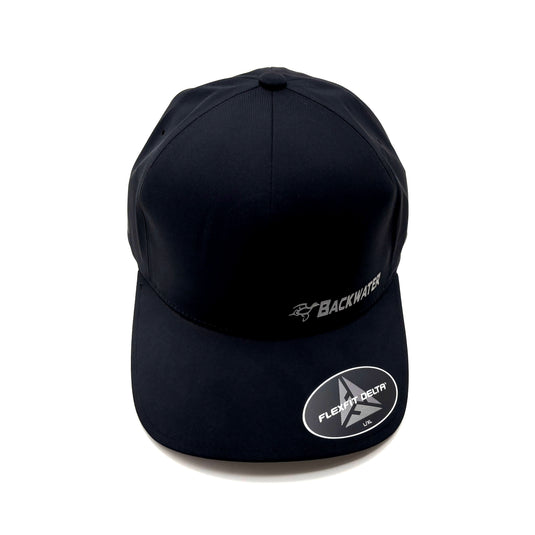 Backwater Duck Logo Black Flexfit Hat