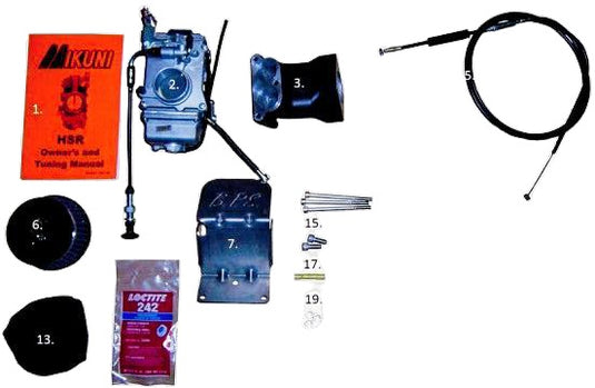 Carb Kit Single Horizontal Vanguard CDI 35 hp