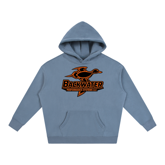 Orange Duck Logo Hoodie