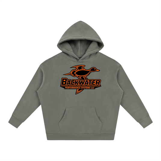 Orange Duck Logo Hoodie