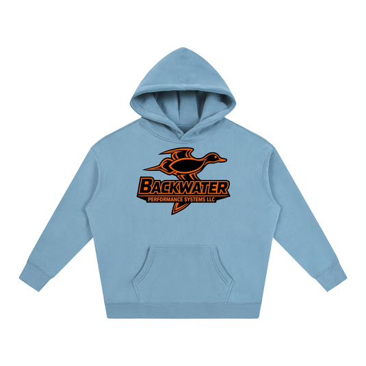 Orange Duck Logo Hoodie
