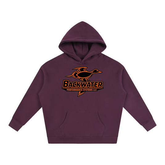 Orange Duck Logo Hoodie