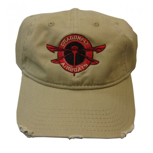 Hat Dragonfly Tan Velcro Adjust