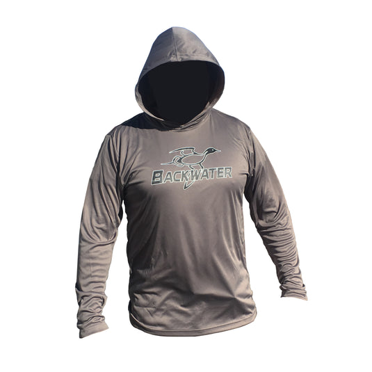 Long Sleeve Shirt BPS Grey Hooded