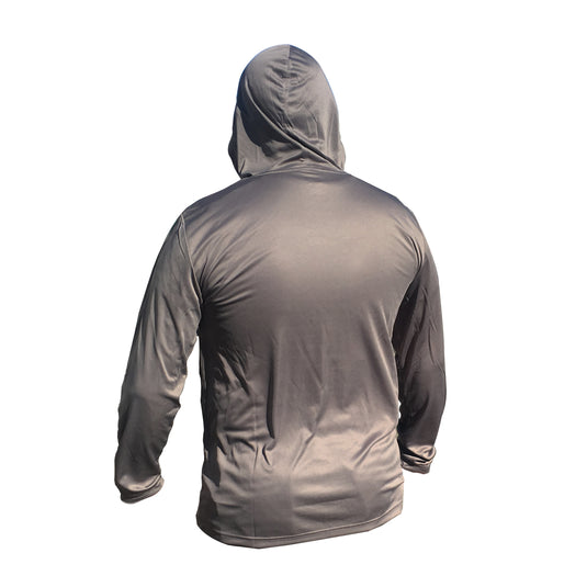 Long Sleeve Shirt BPS Grey Hooded