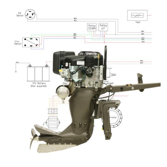 Wiring Diagram Sport V Mag for Outboard Mud Buddy Outboard Motors